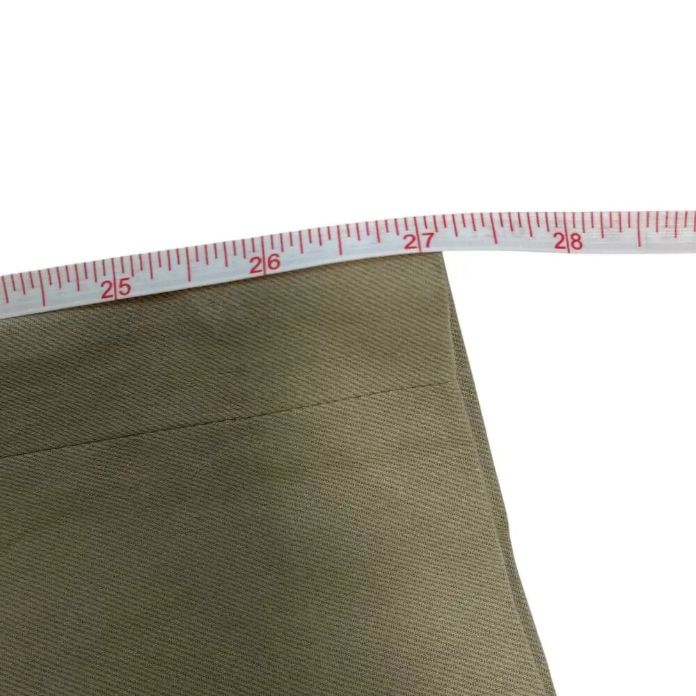LAFAYETTE 148 NEW YORK Chino Dress Pants Green Clay Pleated Pockets Sz 14 NEW - Picture 14 of 16
